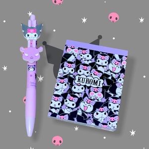 Kuromi pen & notebook